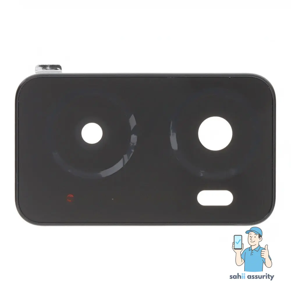 Camera Lens Glass with Frame for Oppo A76 White thumbnail